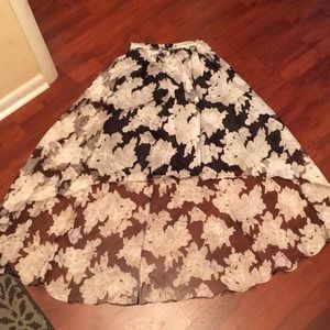 High low skirt
